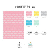 Little K Custom Baby Blanket Fleece - Print Lettering | The Nest Attachment Parenting Hub